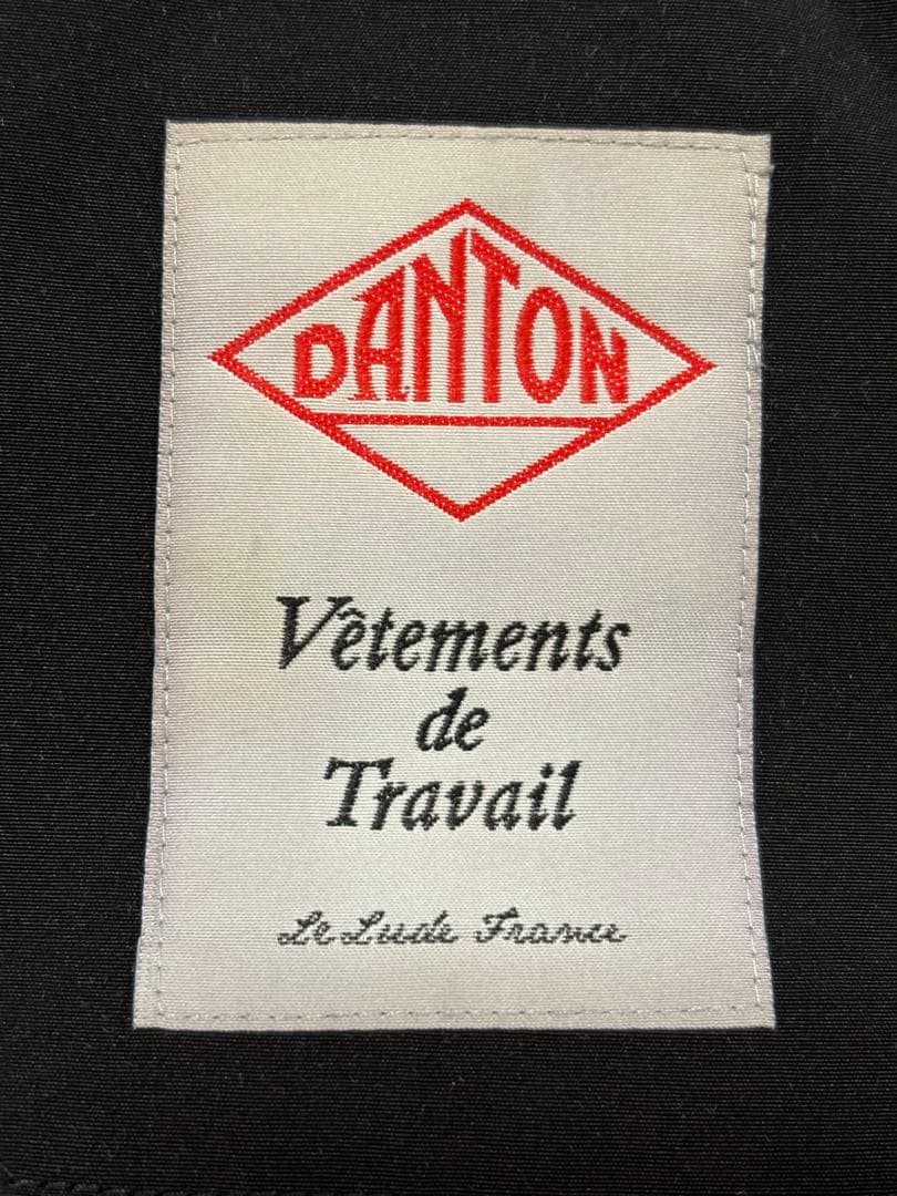 DANTON　ファー付きダウンジャケット36 ブラック　美品　最終お値下げ