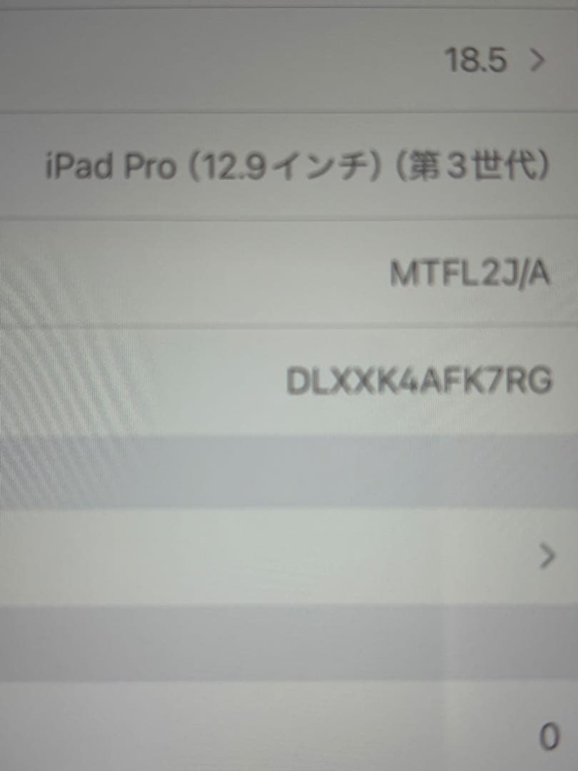iPad Pro (12.9インチ) 第3世代 256GB