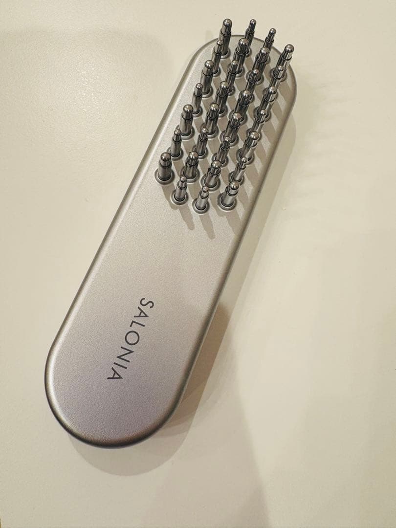 SALONIA 電気バリブラシ 美顔器 スカルプ フェイス ボディ用