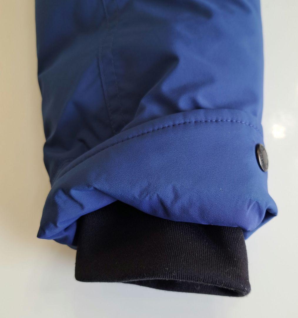 THE NORTH FACE 青レディースダウンジャケットフード付きL寸(90)