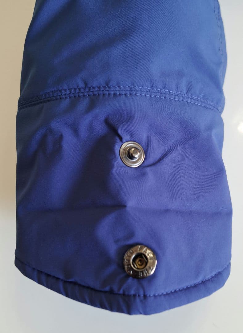 THE NORTH FACE 青レディースダウンジャケットフード付きL寸(90)