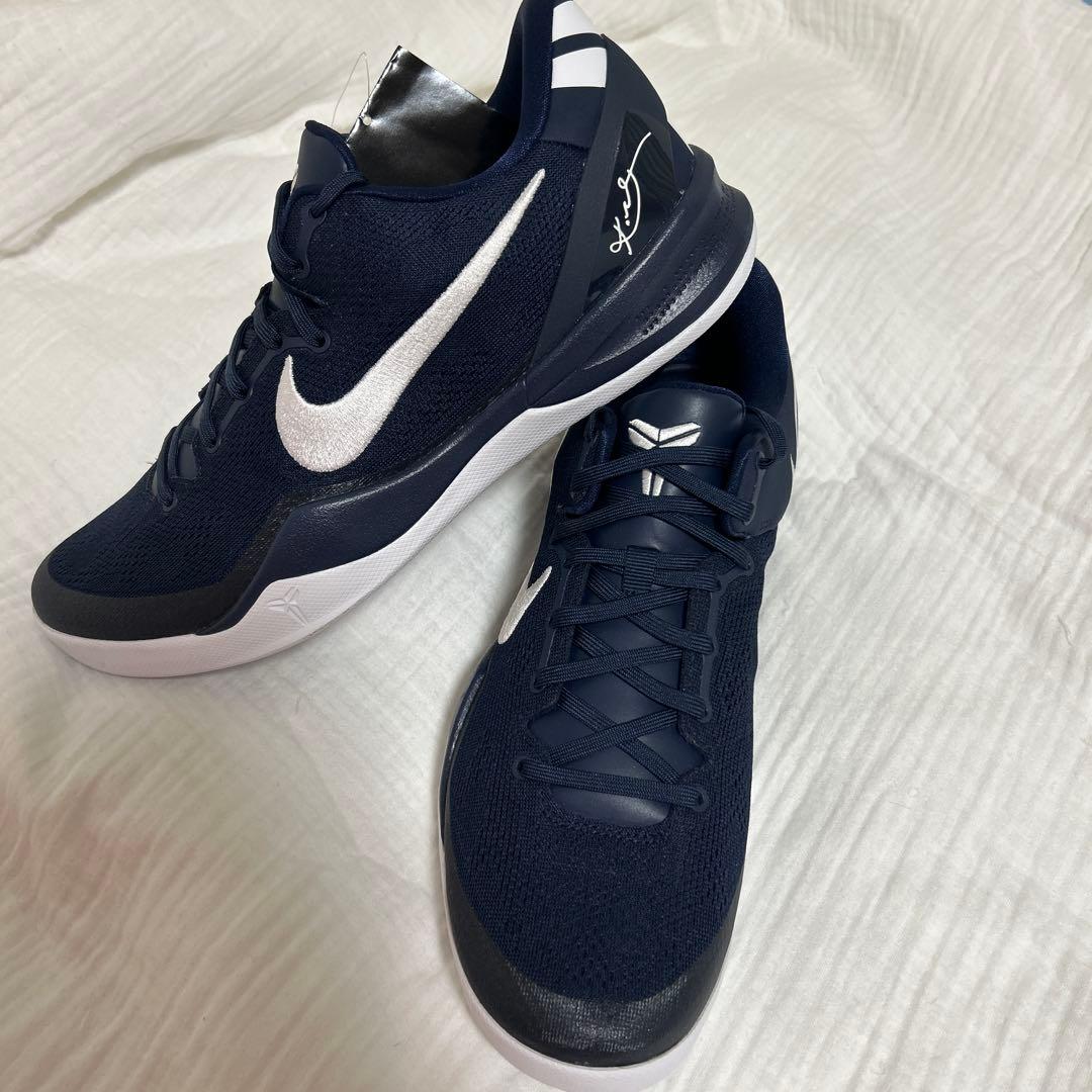 Nike Kobe 8ネイビー バスケットシューズ