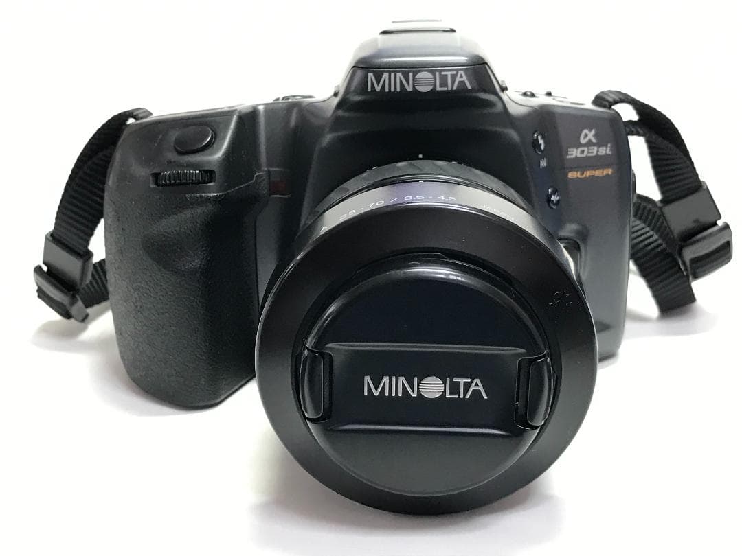 MINOLTA α303si SUPER一眼レフ+AF35-70㎜ズームレンズ
