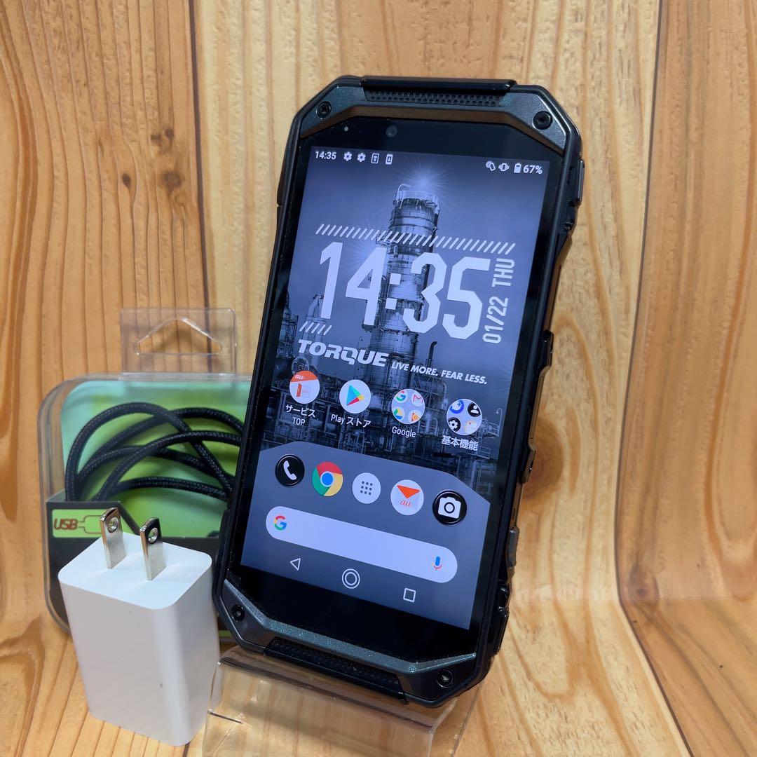 SIMフリー 本体 TORQUE G04 64 GB 074 ブラック 電池良好