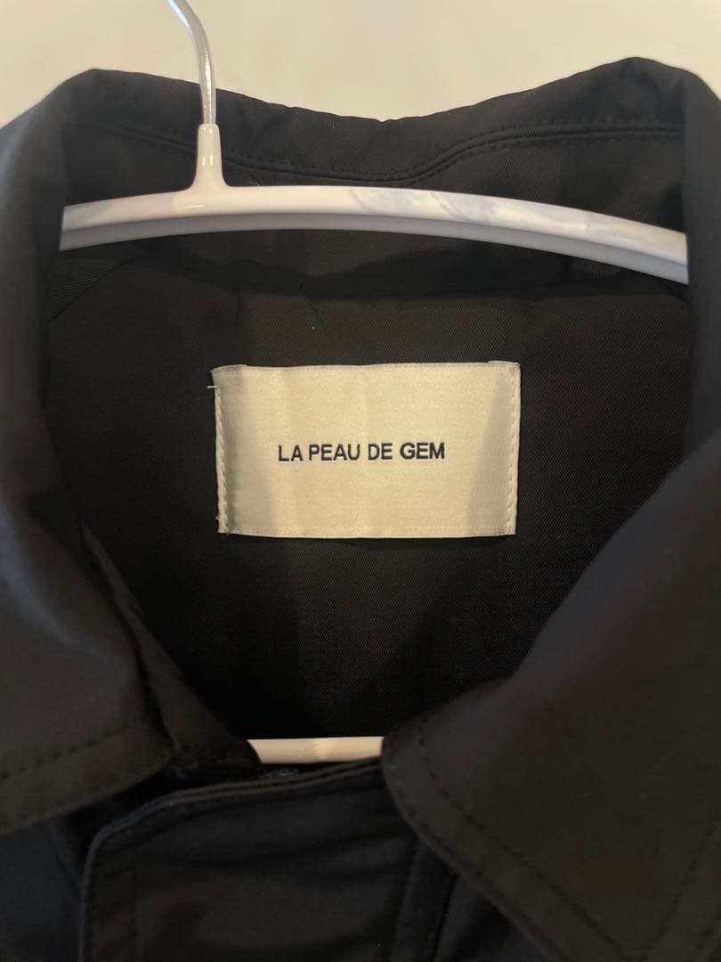 ジャケット・アウター LA PEAU DE GEM zip puff blouson