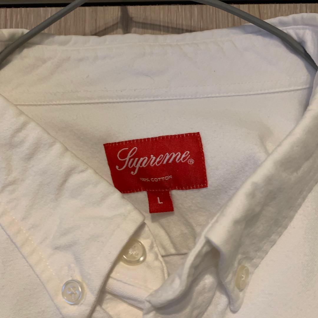 あいうえおsupreme Oxford Shirt Lサイズ ホワイト 白