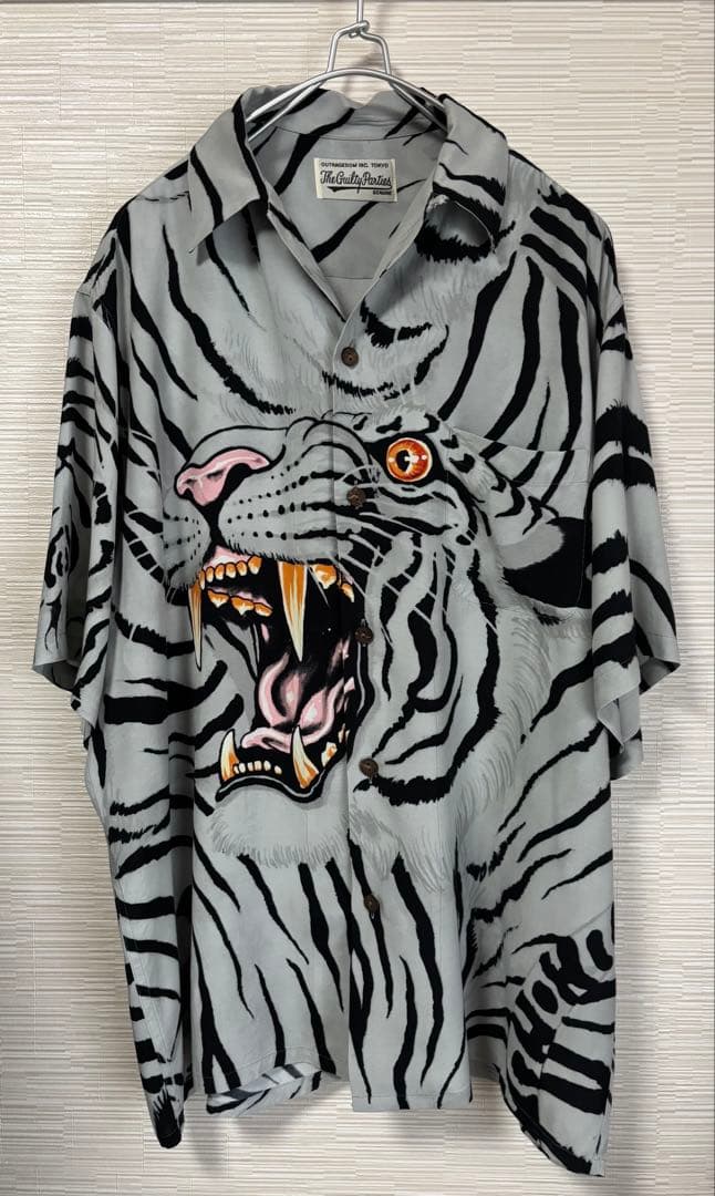 wacko maria ワコマリア アロハシャツ 開襟 トラ 白虎 Awich