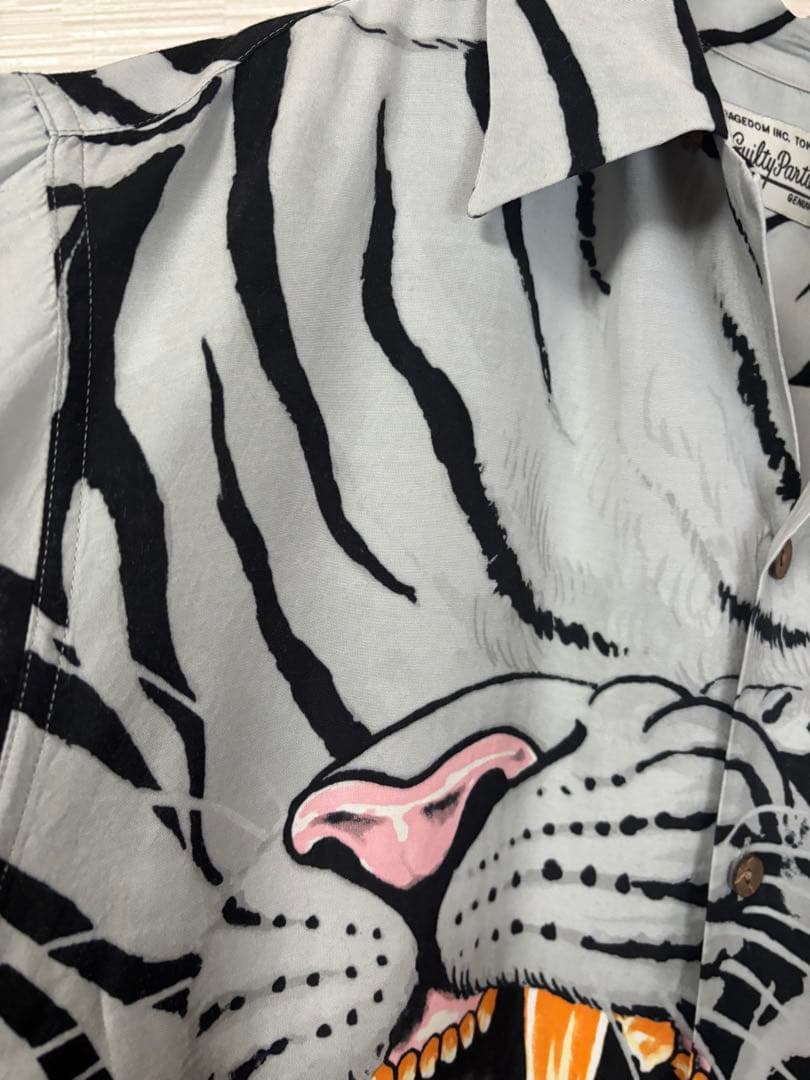 wacko maria ワコマリア アロハシャツ 開襟 トラ 白虎 Awich