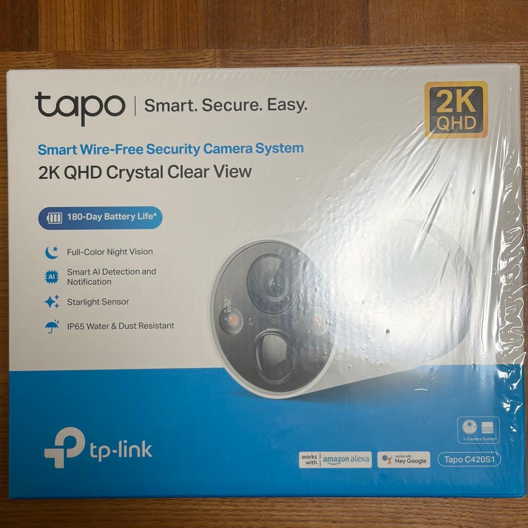 tapo C420S1 & A200 防犯カメラ & ソーラーパネルセット