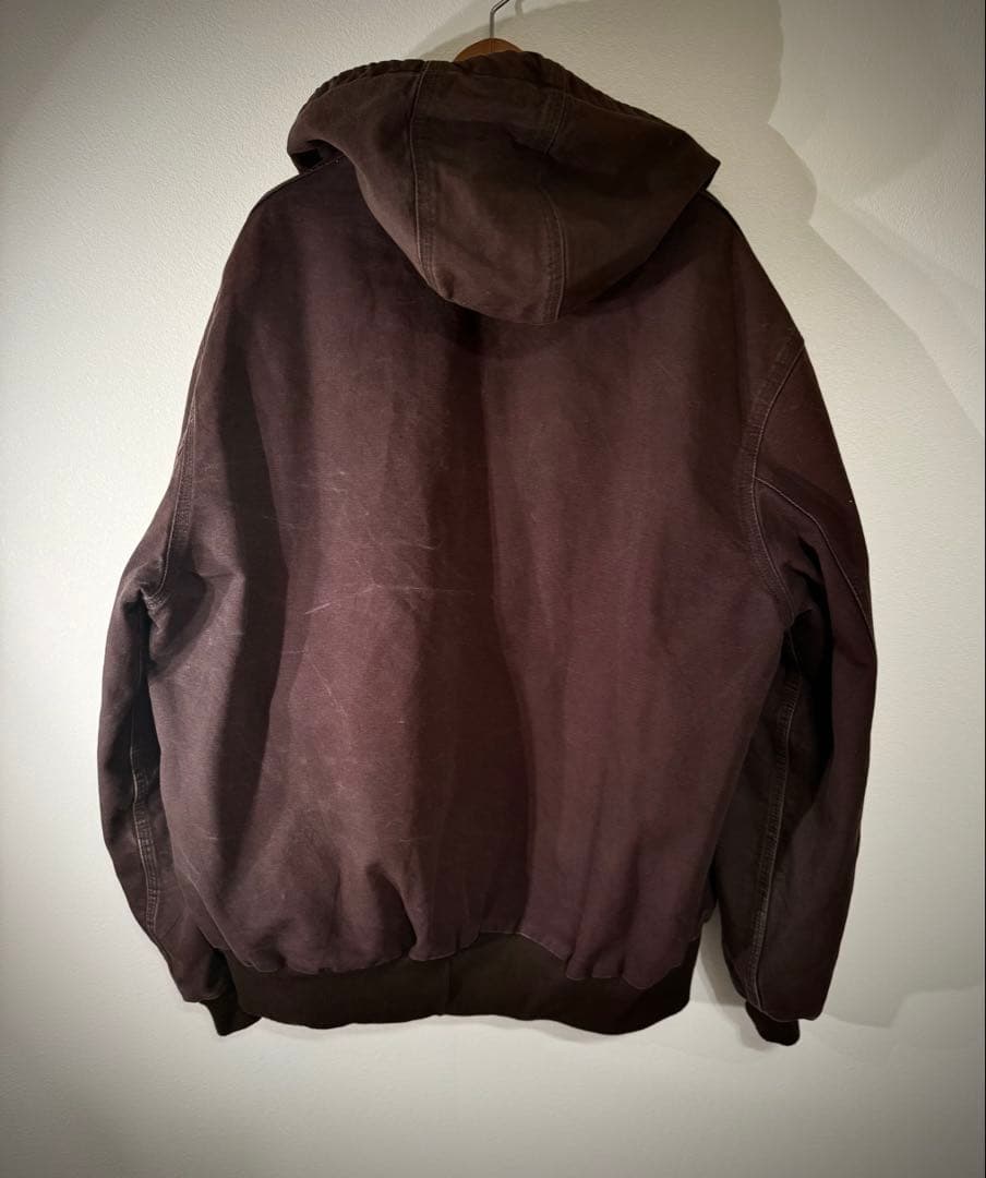 ゴールデンサイズ　Carhartt アクティブジャケットダークブラウン