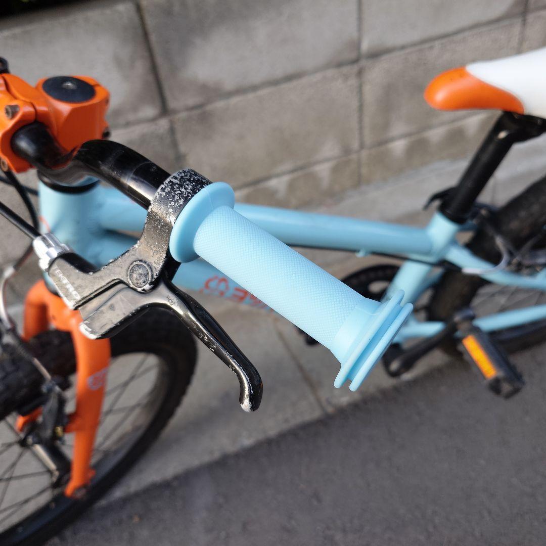 【手渡し　東京】ヨツバサイクル　18インチ　ブルー