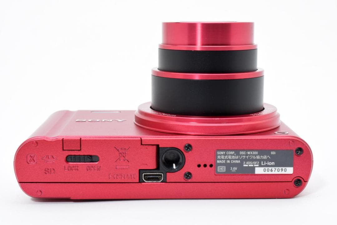 ソニー　SONY Cyber-shot DSC-WX300 レッド