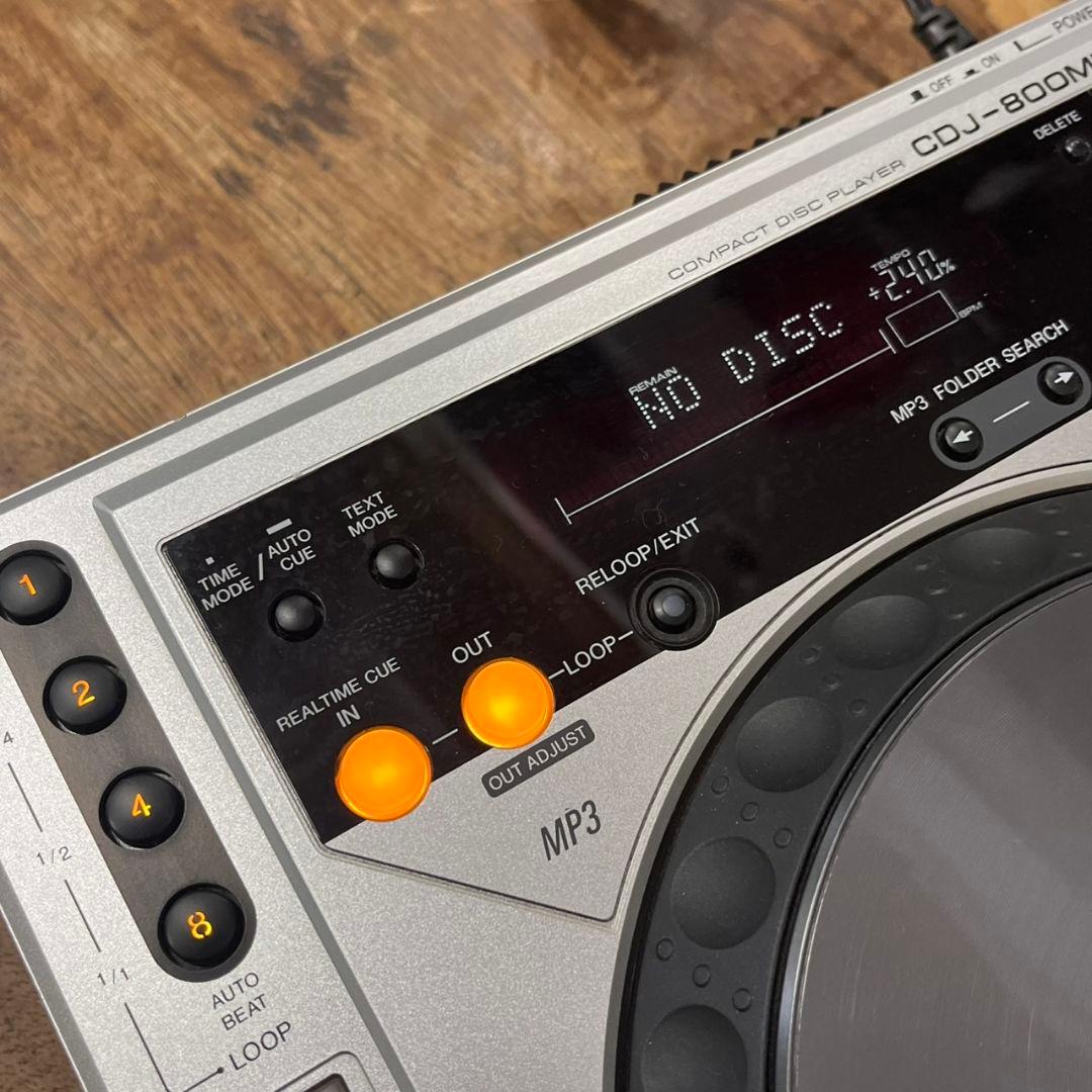 K◇動作品　Pioneer　CDJ-800MK2　ターンテーブル　DJ機器