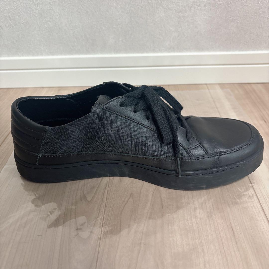 GUCCI グッチ スニーカー GGシグネチャー レザー 黒 6