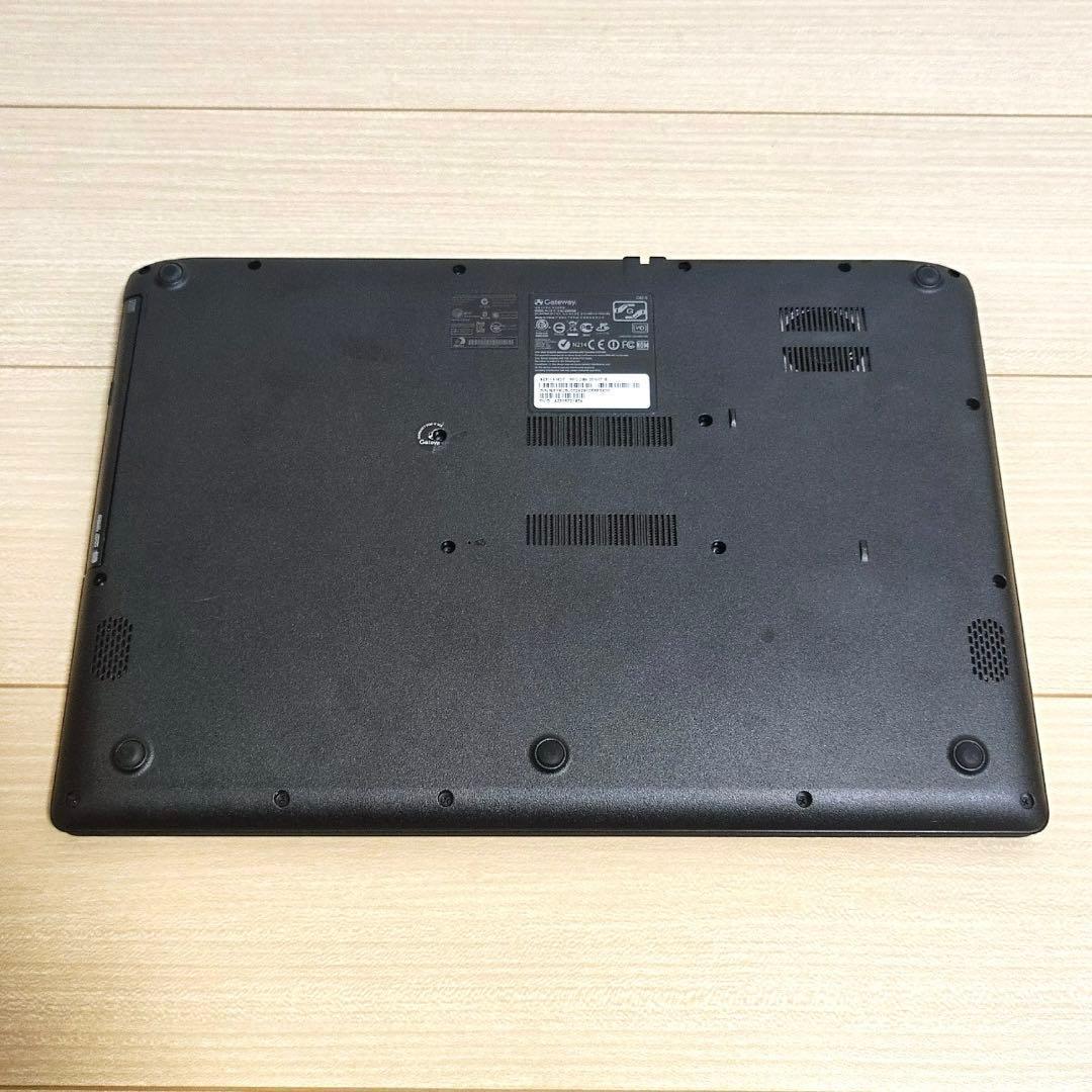 【美品】GateWay ゲートウェイ オフィス ノートパソコン 黒 Z5WGM