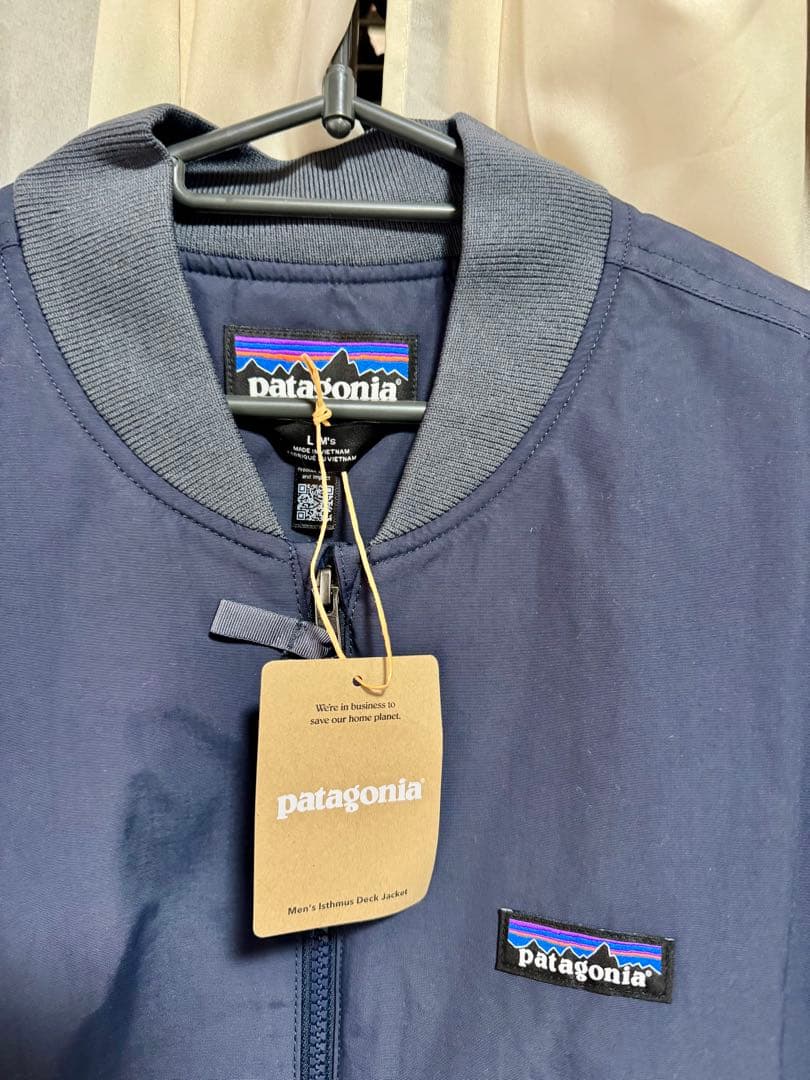 パタゴニア　イスマス・デック・ジャケット　メンズLサイズ　ネイビー