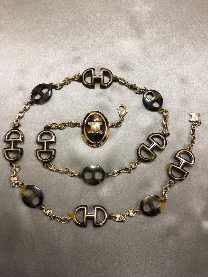 CELINE レア　セリーヌマカダムチェーンベルト