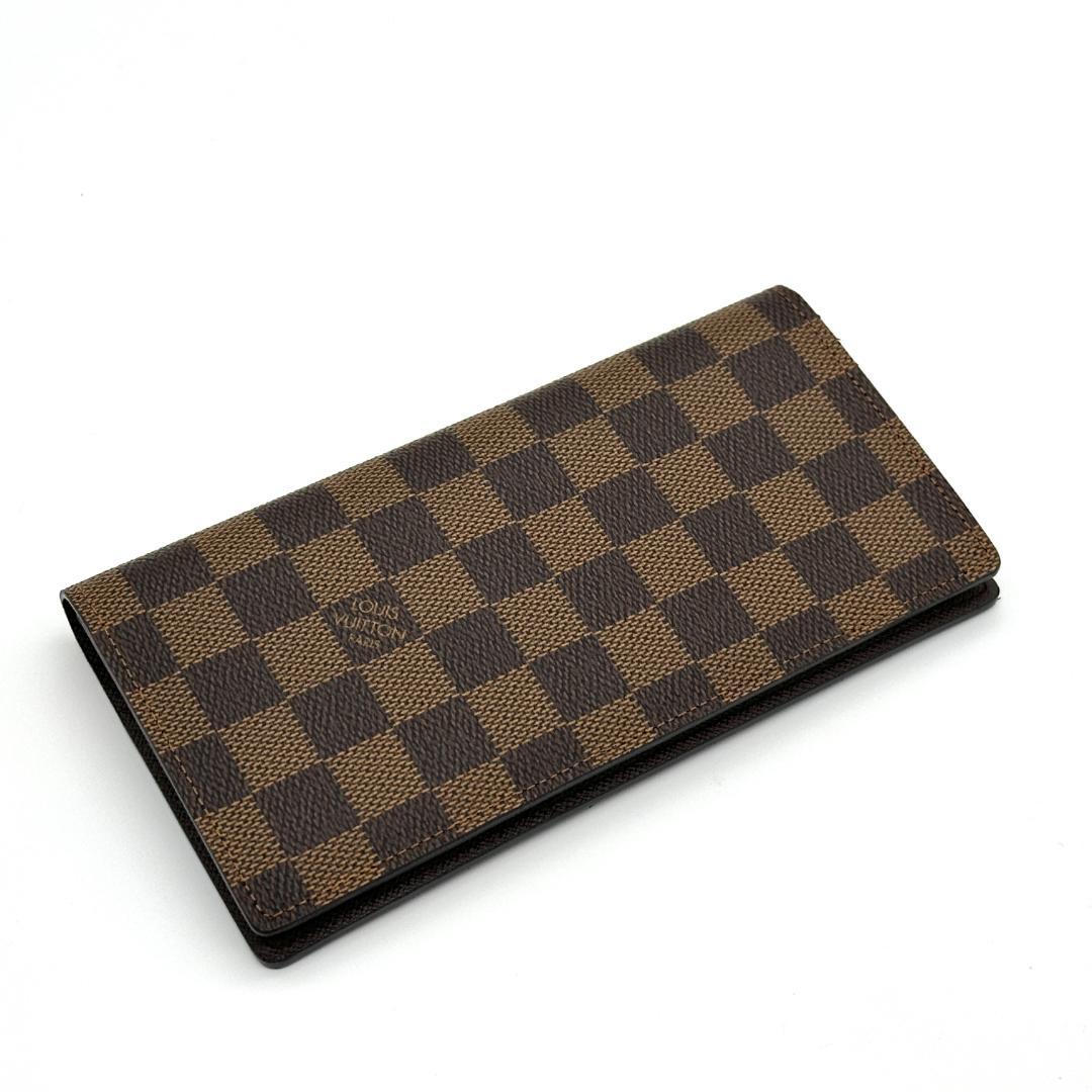 【超極美品】ルイヴィトン　ダミエ　ポルトフォイユブラザ　メンズ　長財布