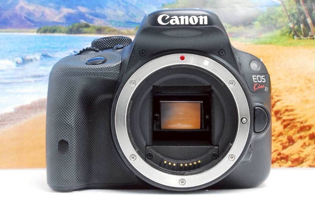 軽量✨運動会にも◎canon kiss X7 ダブルレンズ 一眼レフ スマホ転送