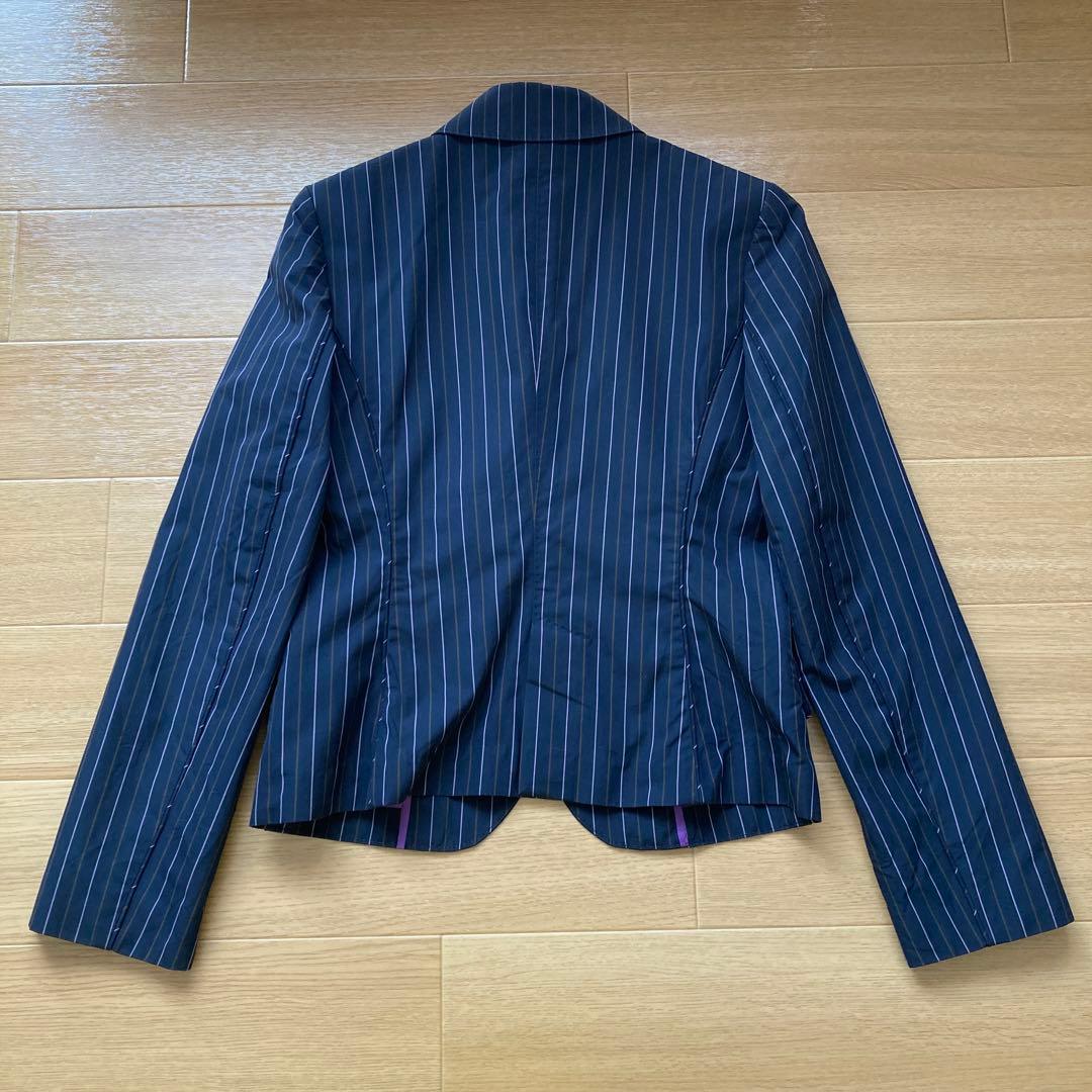 Paul Smith BLACK レディース スーツ ストライプ ネイビー 40