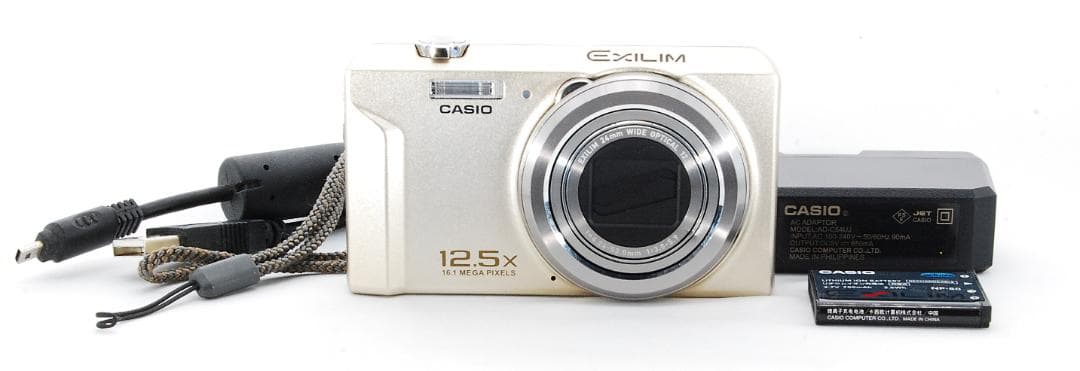 【美品】CASIO Exilim EX-ZS170ゴールド 動作確認済41120