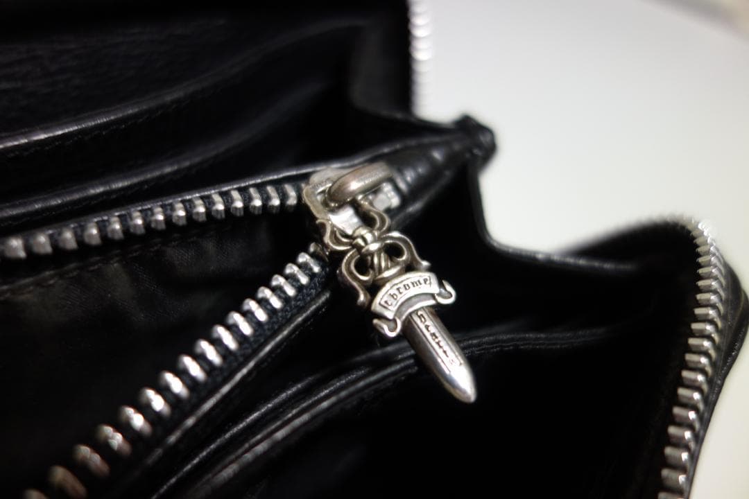 クロムハーツ REC F ジップ #2 プレーン スクロールラベル ウォレット