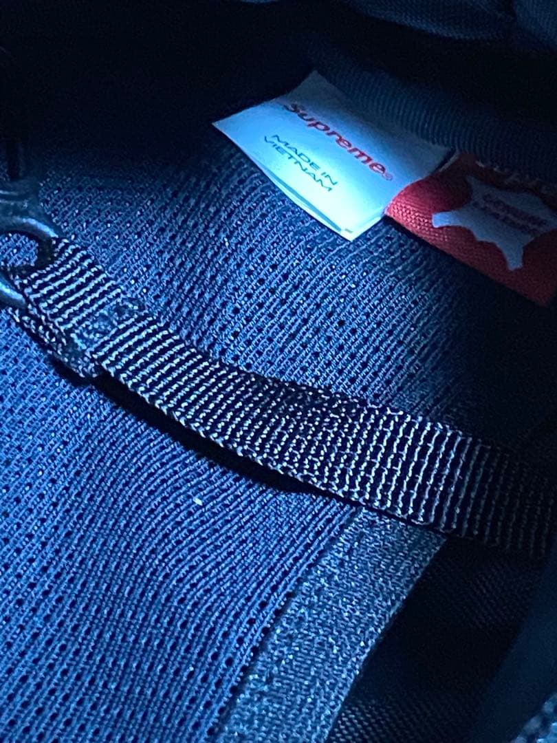 Supreme 23FW レザーウエストバック　ブラック