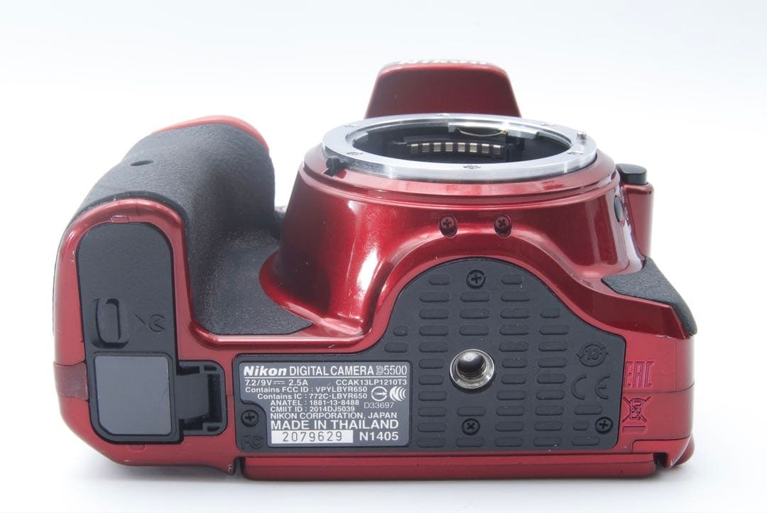 【Wi-Fi搭載】Nikon D5500 レンズキット　レッド　スマホ転送　希少