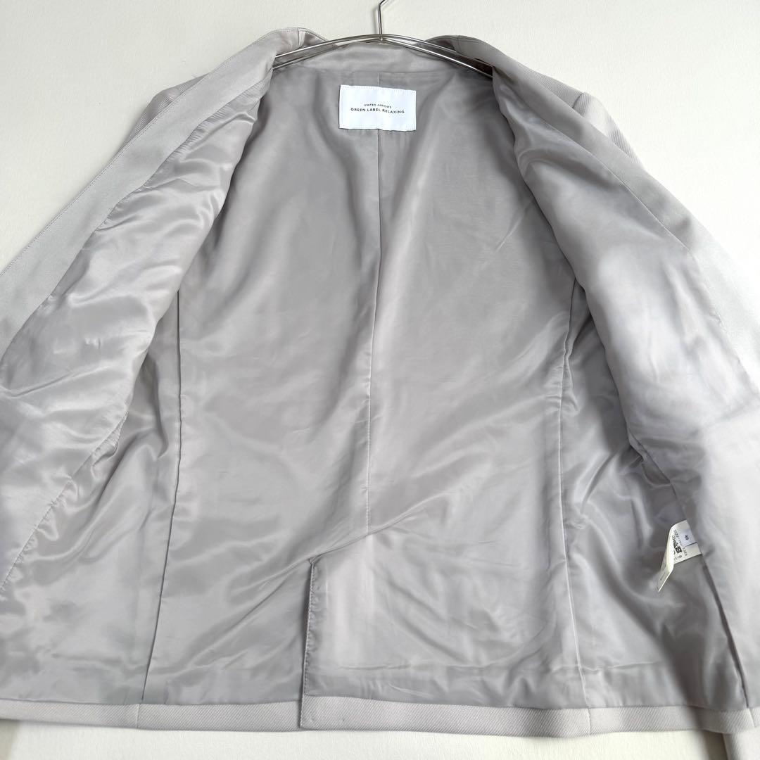 【グリーンレーベルリラクシング】Dブライトカルゼラペル　セットアップ　洗える　L