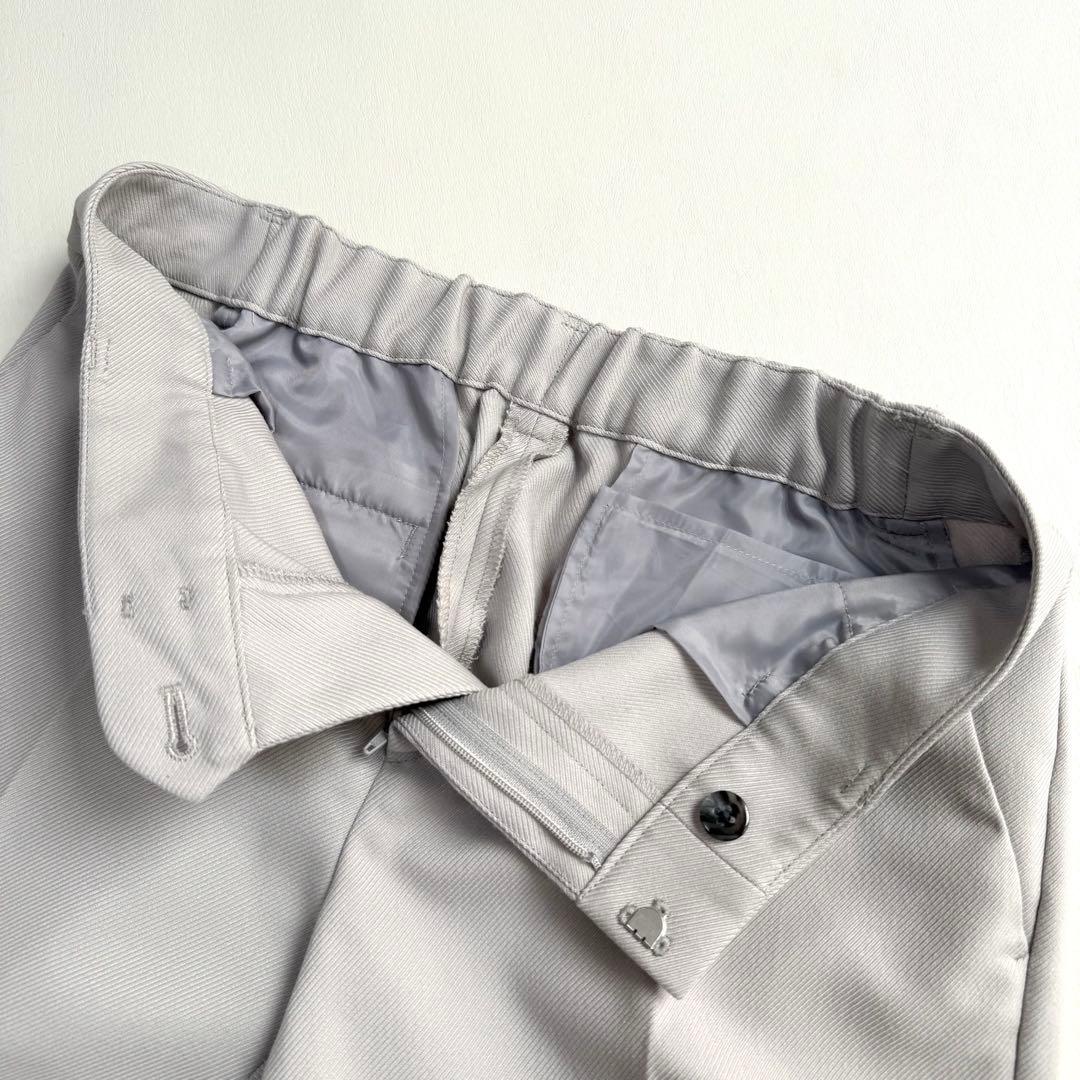 【グリーンレーベルリラクシング】Dブライトカルゼラペル　セットアップ　洗える　L