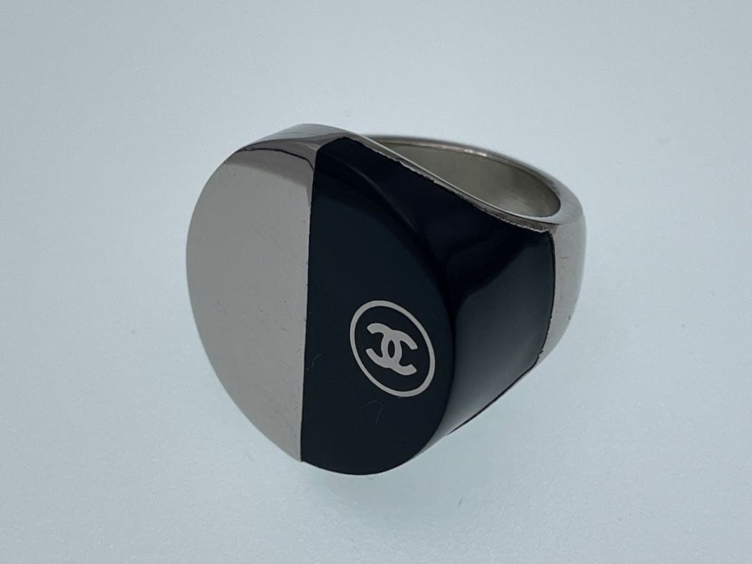 【美品】シャネル リング バイカラー14号 正規品 レア 箱付き