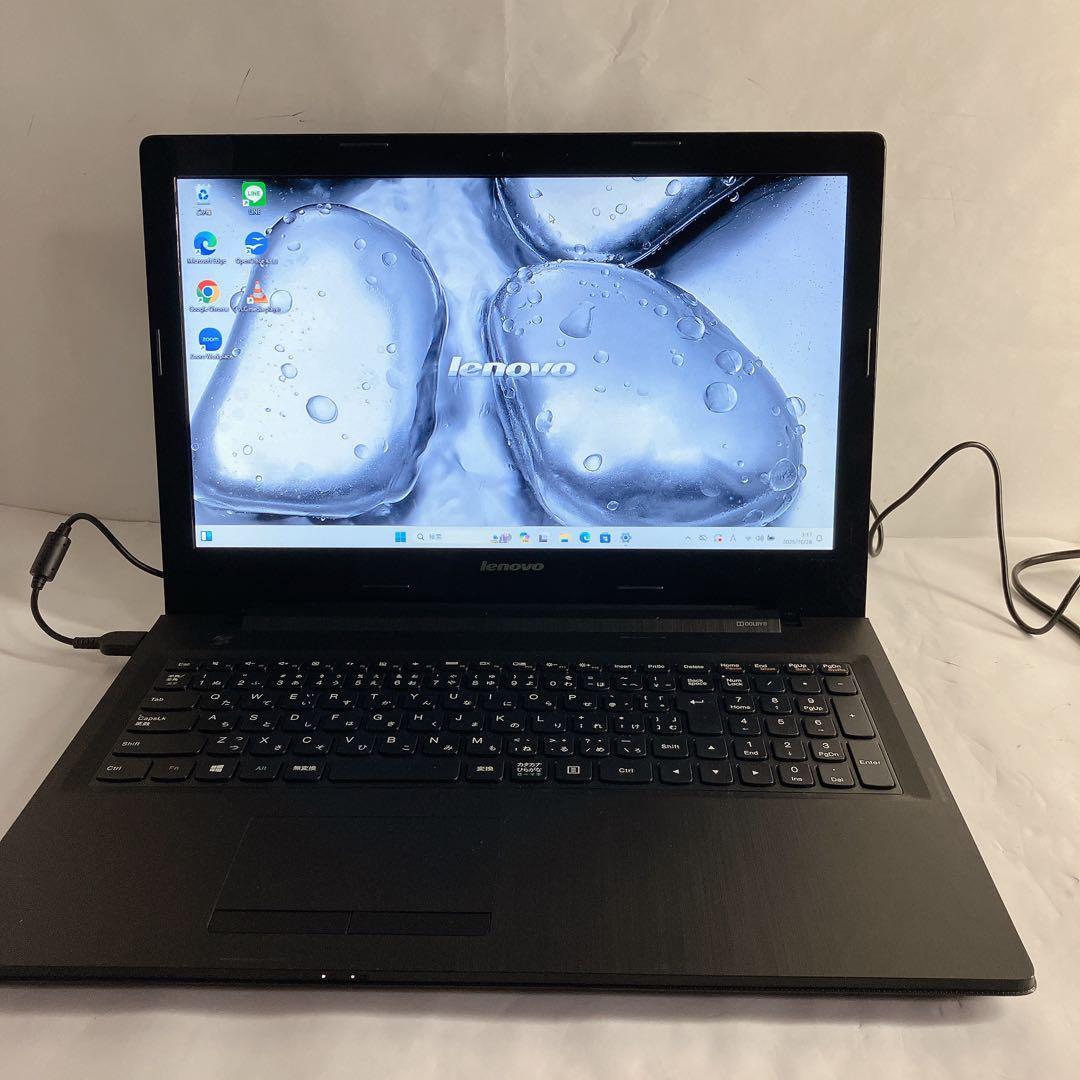 SSD搭載　Lenovo カメラDVD ノートpc　win11