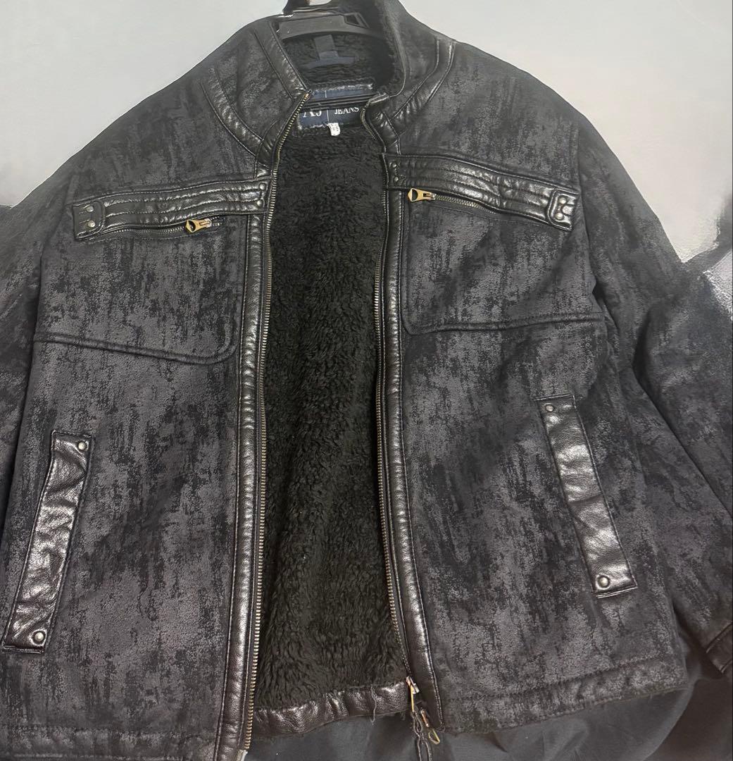 ✴*◆様 今だけ❗️ARMANI JEANS 00's leather boa