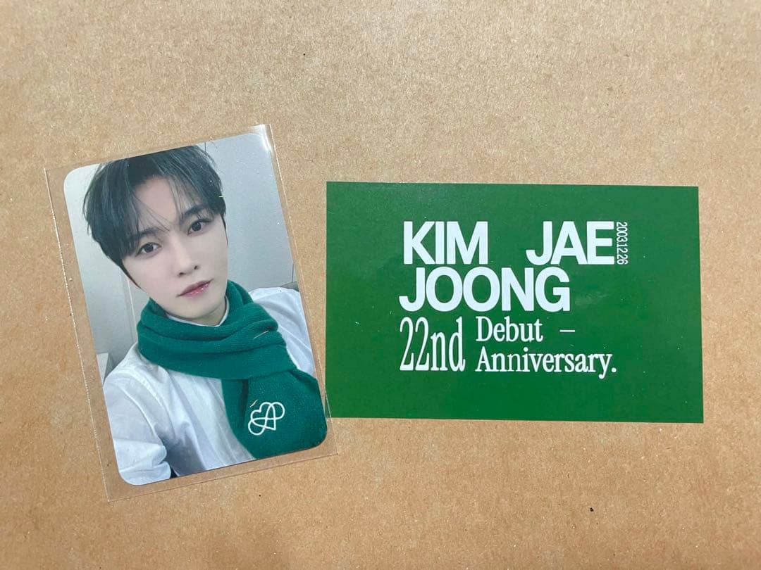 ジェジュン KIM JAE JOONG 22周年 デビュー記念 トレカ