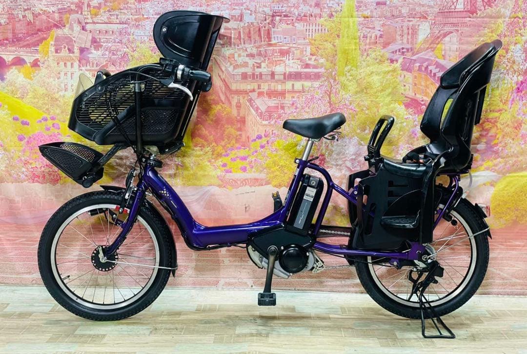 K2778 電動自転車ブリヂストン アンジェリーノ 子供乗せ 20インチ送料無料