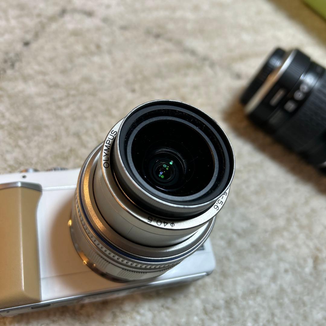 OLYMPUS E-PL1 ミラーレスカメラ レンズ2本セット【ジャンク】