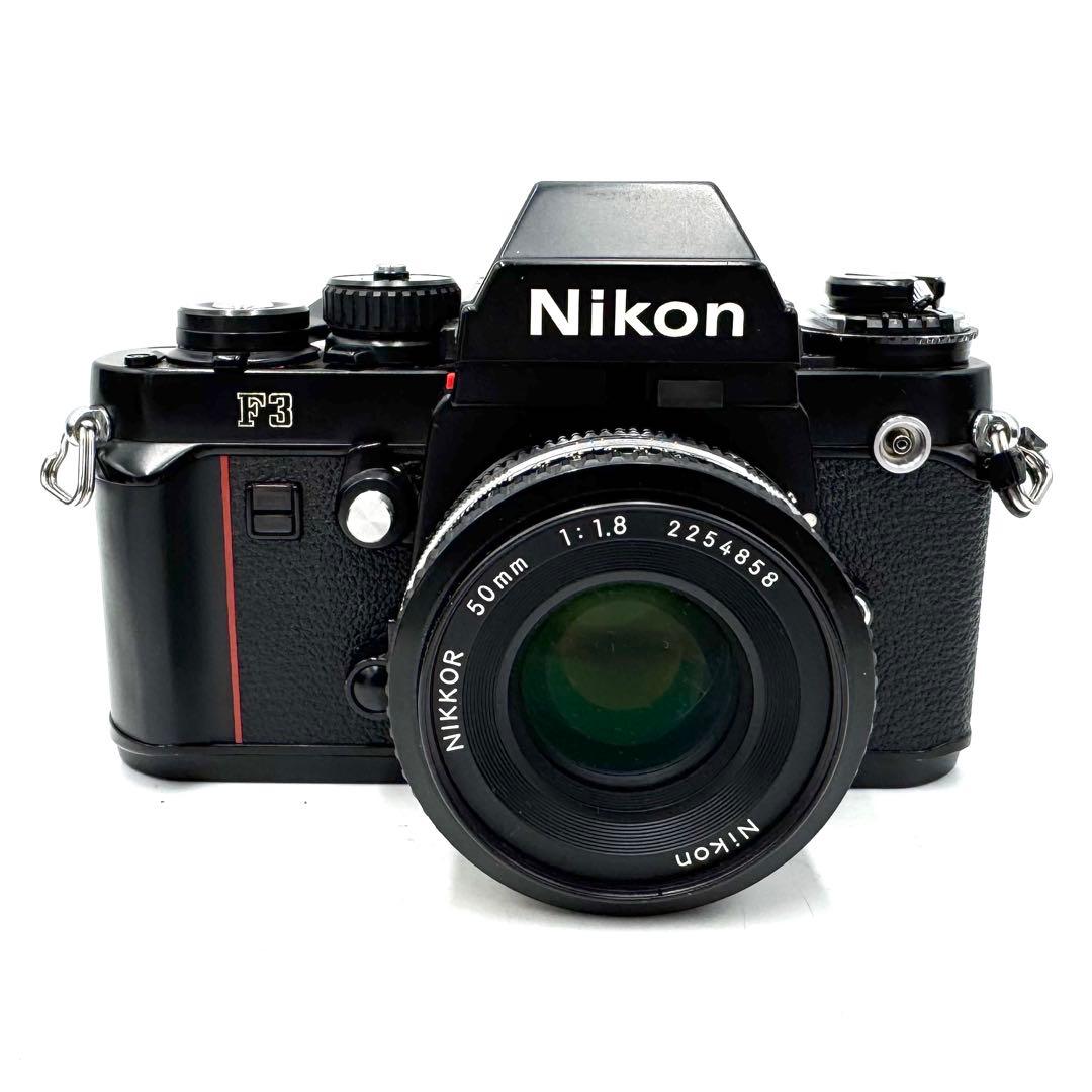 美品 Nikon F3 単焦点レンズ付き 50mm フィルムカメラ