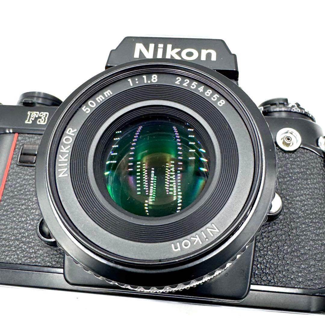 美品 Nikon F3 単焦点レンズ付き 50mm フィルムカメラ