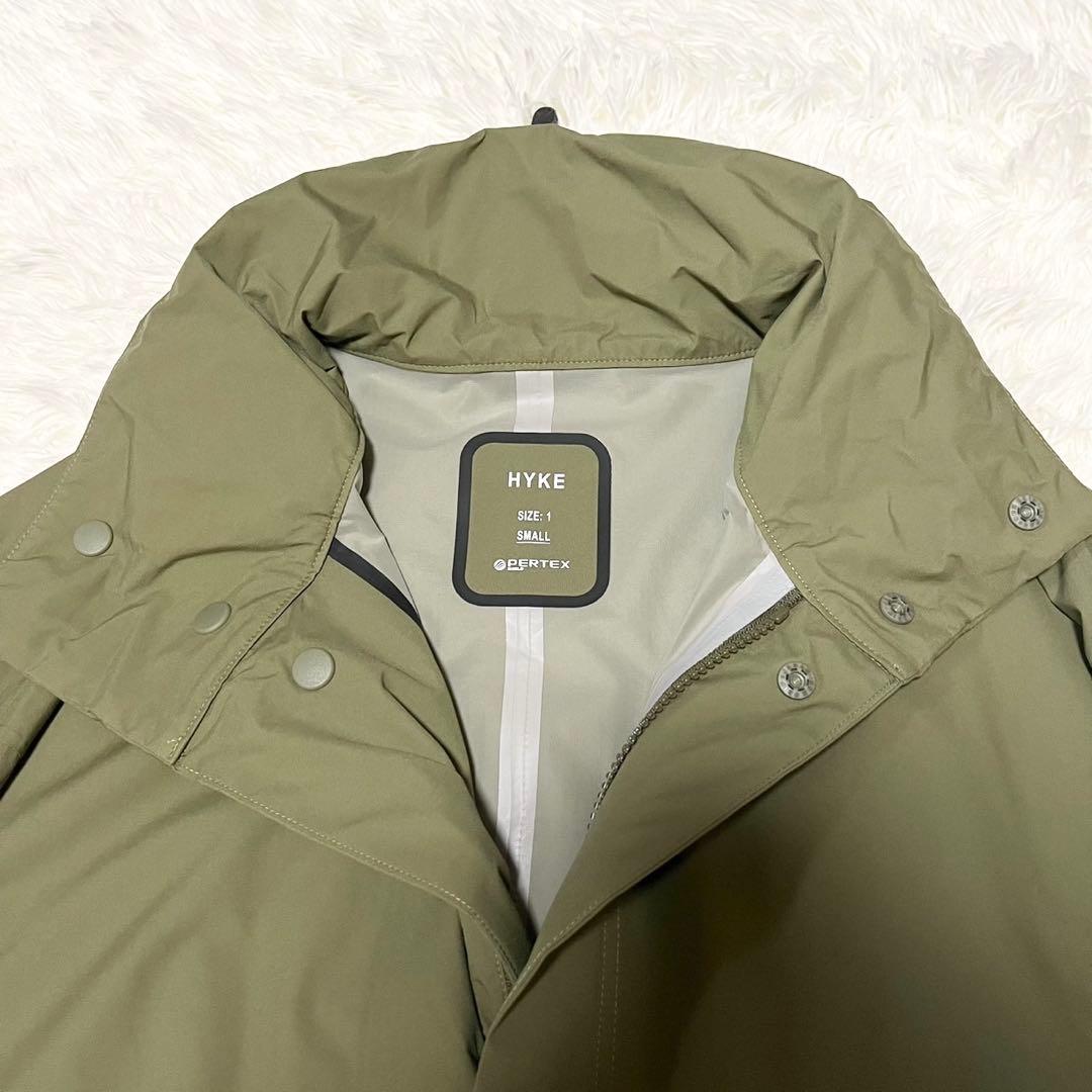 【美品】 HYKE ハイク PERTEX M65 オリーブ パーテックス コート