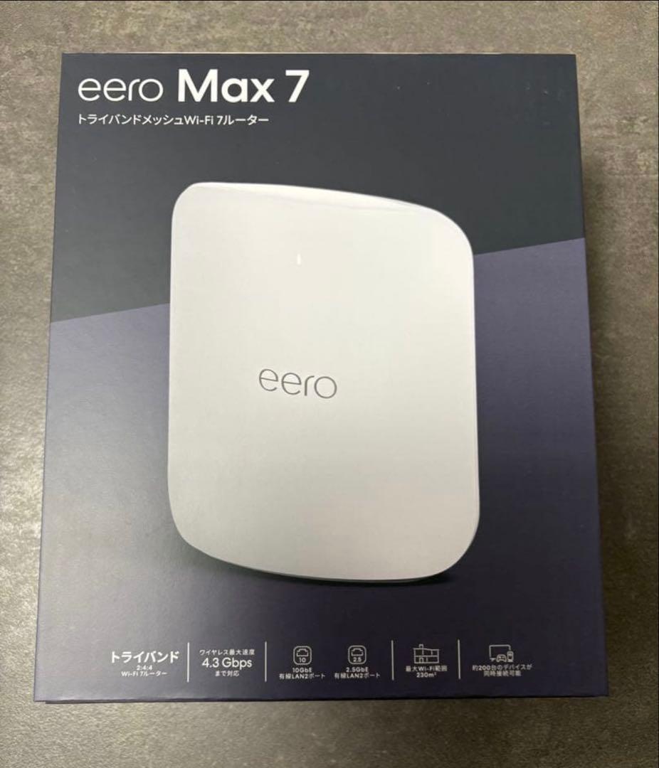 【新品、未使用品】 Amazon eero Max 7 wifi ルーター |
