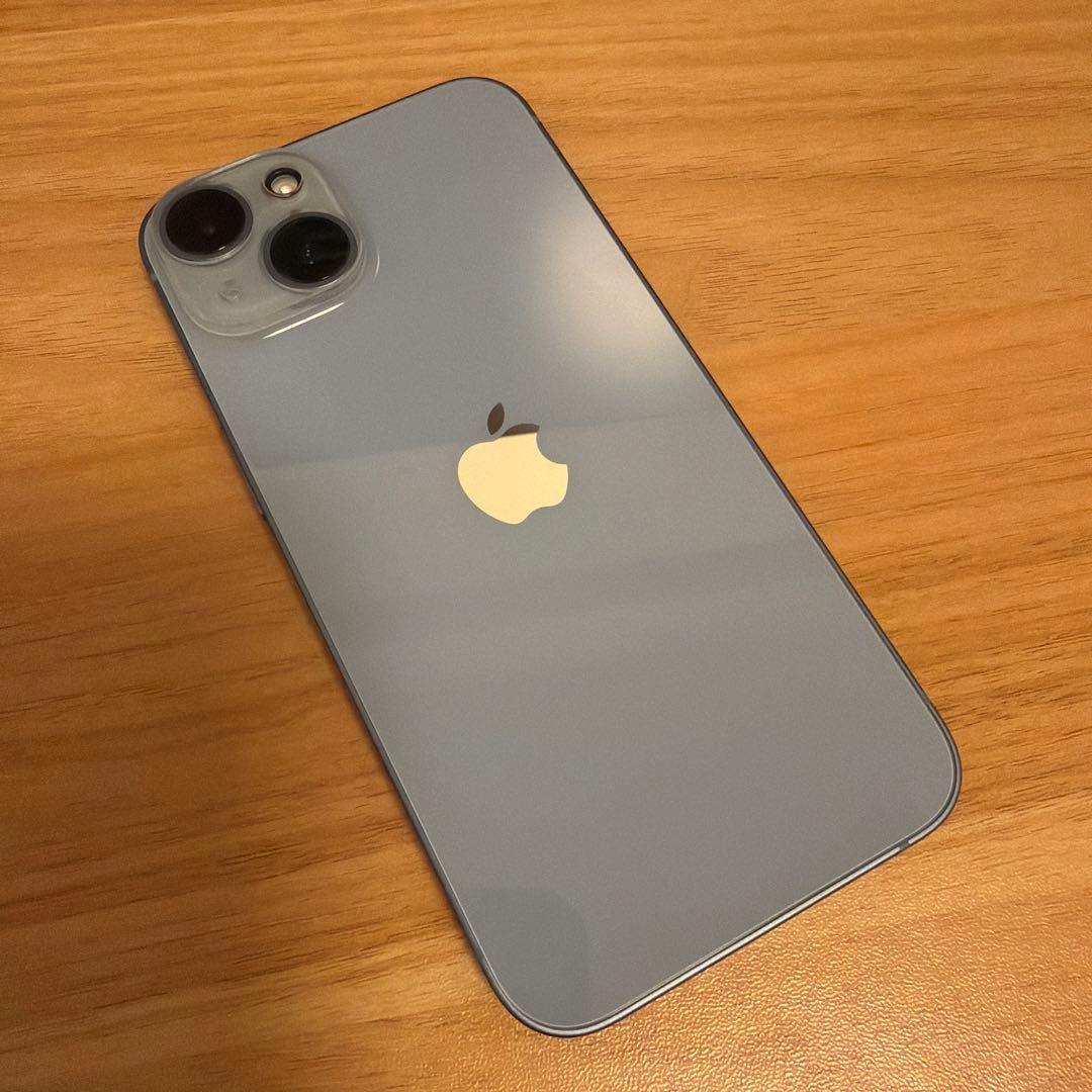 美品 iPhone14 128gb SIMフリー ブルー 不具合なし