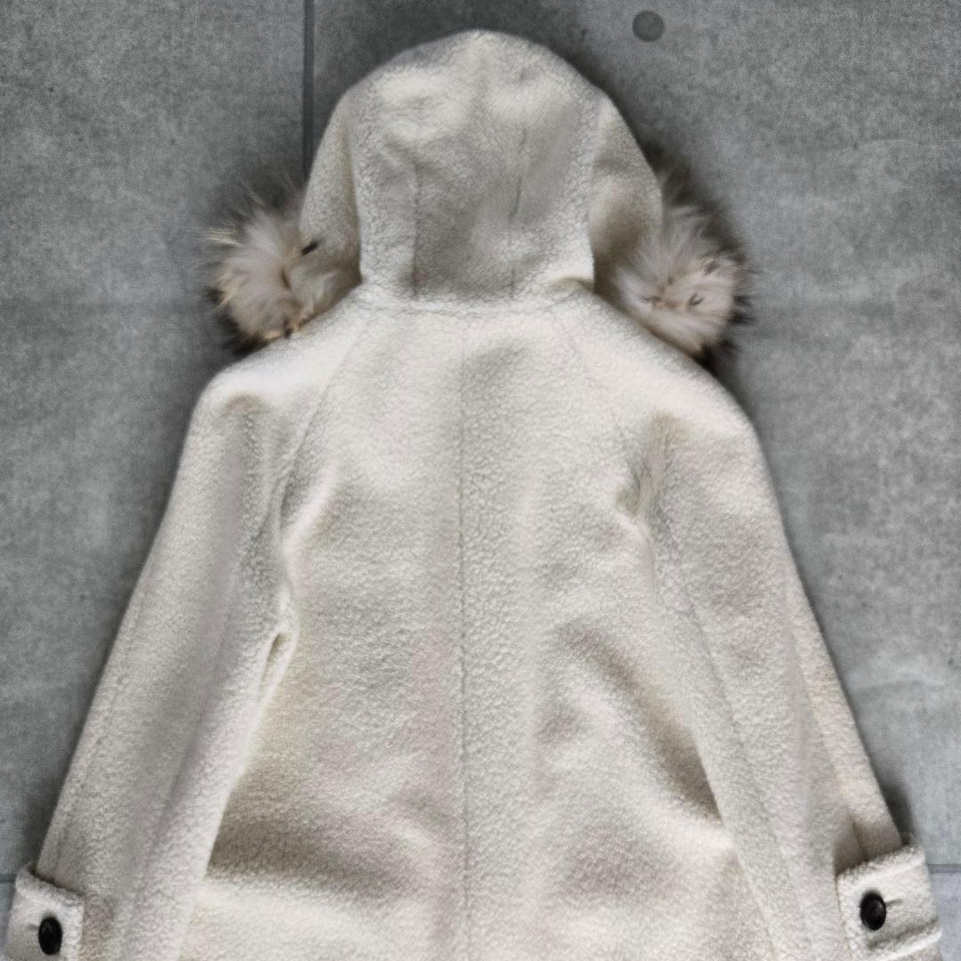 美品 GRACE CONTINENTAL ボアダッフルコート リアルファー