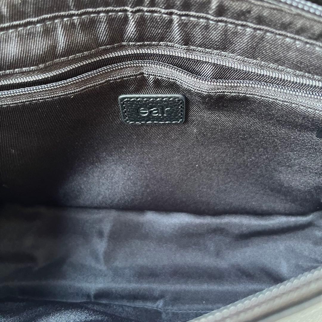 【美品】イアパピヨネ 柄ワイドテープショルダーバッグ　ダルメシアン ボディバッグ