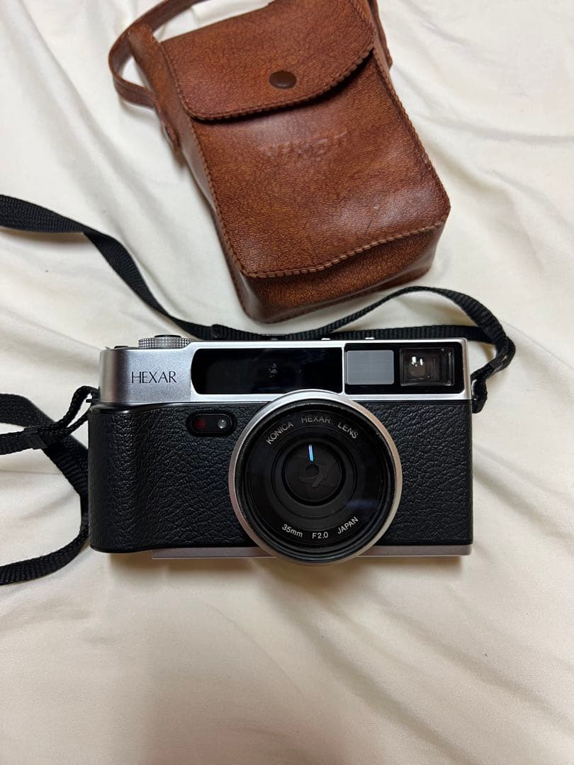 KONICA HEXAR SILVER AF 35mm＋ケース付き