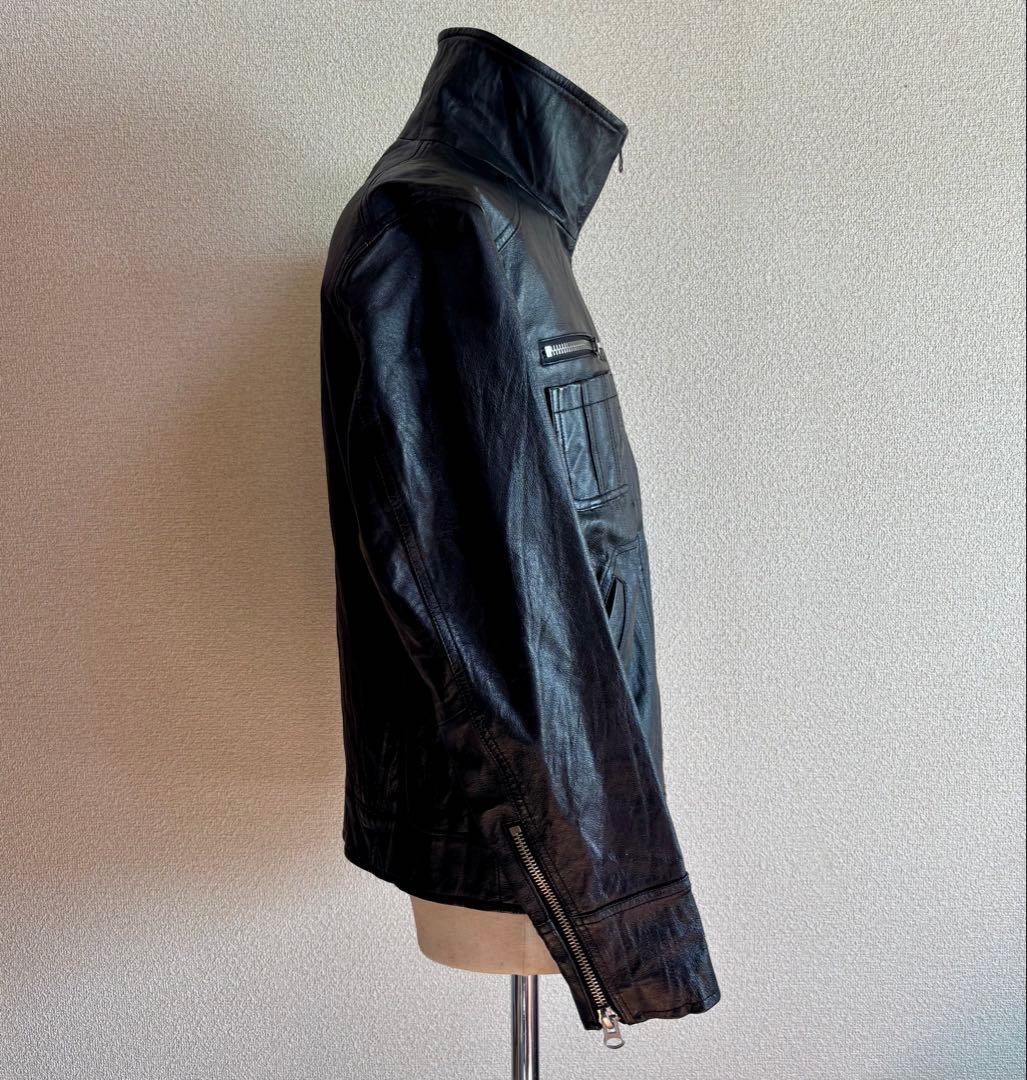 HOUSTON ヒューストン フルジップレザージャケット 40-L 豚革 本革