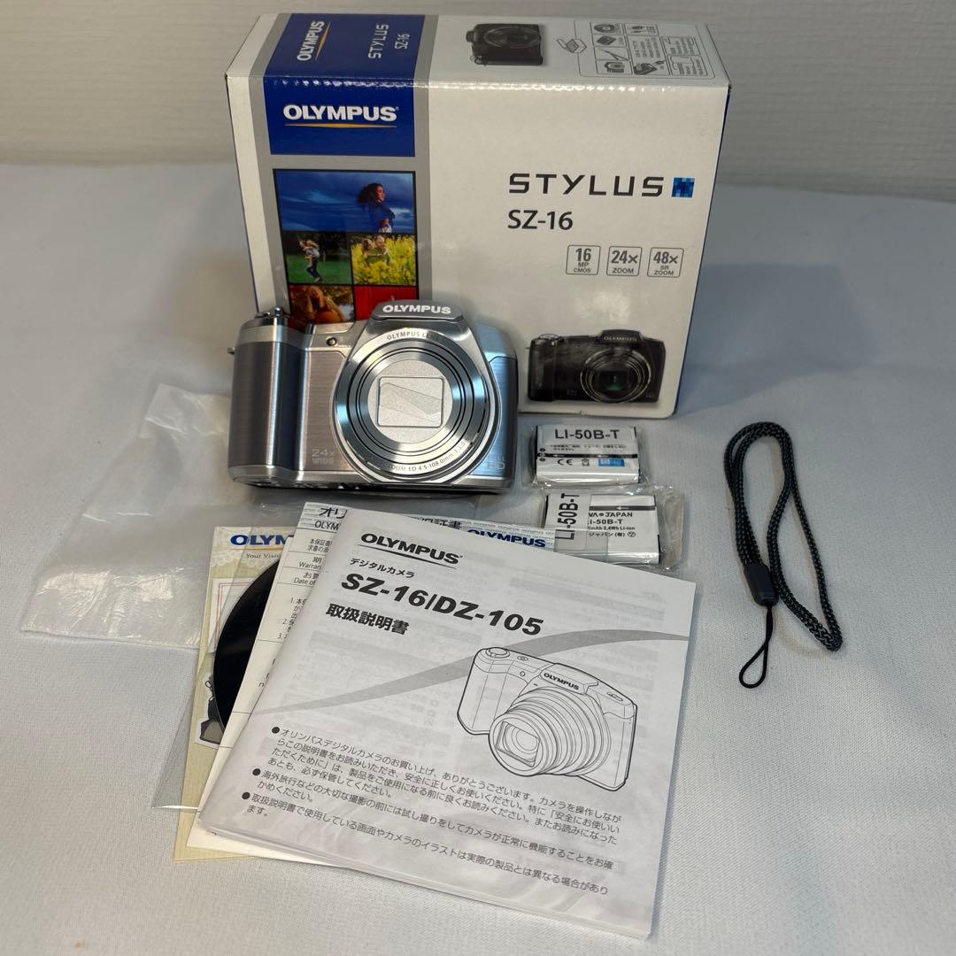 OLYMPUS STYLUS SZ-16 シルバー