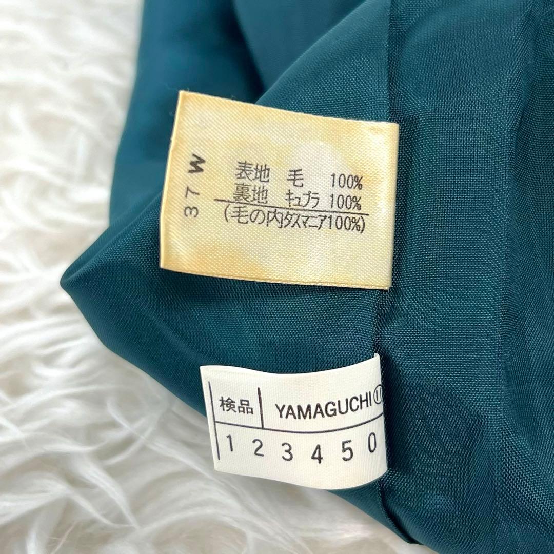 【希少カラー】 レリアン 別注ドイツ生地 パンツスーツ 2B グリーン 2XL