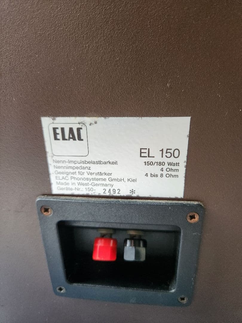 ELAC EL150 ドイツ スピーカー 送料込み その2