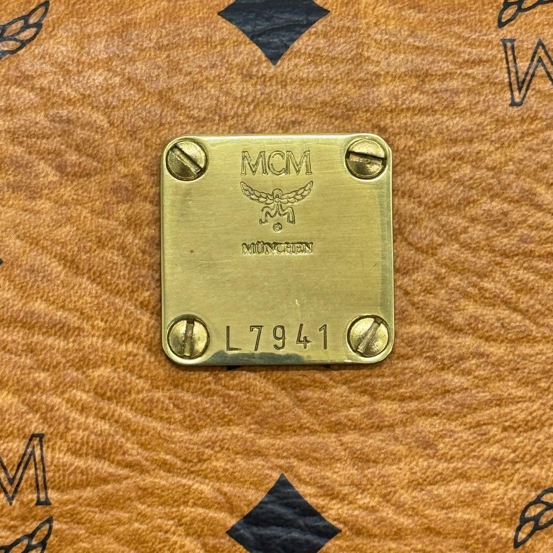 エムシーエム　MCM　ミニボストンバッグ　ハンドバッグ　ヴィセトス柄