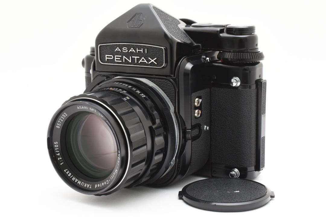 極上品 ペンタックス 6×7 105mm F2.4 アトムレンズ 付 中判カメラ